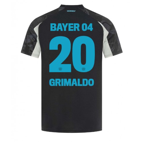 Fotballdrakt Herre Bayer Leverkusen Alejandro Grimaldo #20 Tredjedrakt 2024-25 Kortermet